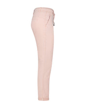 Load image into Gallery viewer, Red Button Tessy Cropped Slubtwill Plain Cotton Trousers - Blush
