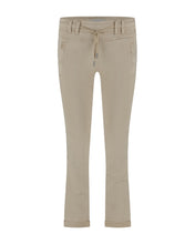 Load image into Gallery viewer, Red Button Tessy Jog Cropped Plain Cotton Trousers - Sand