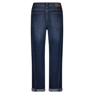 Red Button Caitlin Sidepatch Jeans - Dark Blue Used Stone