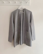 Load image into Gallery viewer, Talia Open Front Ribbed Cardigan - Grey