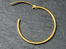 Load image into Gallery viewer, Small Hoop Earrings - Gold Plated Sterling Silver