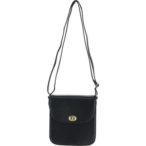 Ashwood Medium Leather Crossbody Bag - Black