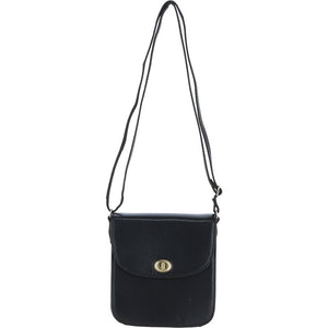 Ashwood Medium Leather Crossbody Bag - Black