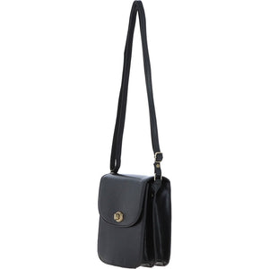 Ashwood Medium Leather Crossbody Bag - Black