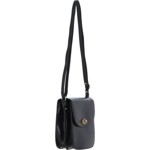 Ashwood Medium Leather Crossbody Bag - Black