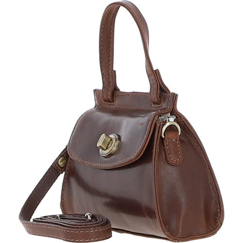 Ashwood Small Leather Grab Bag - Brown