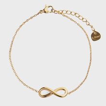 Load image into Gallery viewer, Keira Multi Infinity Charm Chain Bracelet - Gold
