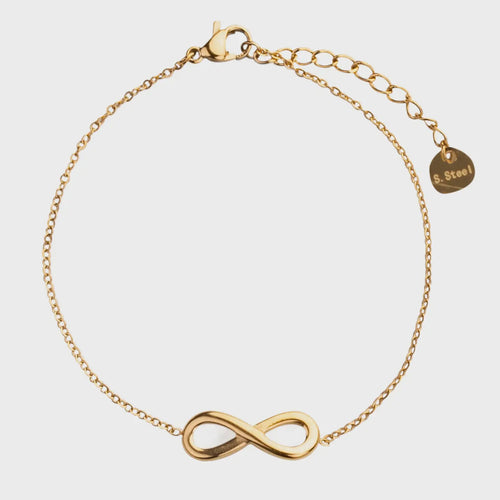 Keira Multi Infinity Charm Chain Bracelet - Gold