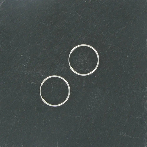 Small Hoop Earrings - Sterling Silver