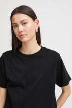 Load image into Gallery viewer, ICHI Palmer Cotton Tee - Black