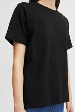 Load image into Gallery viewer, ICHI Palmer Cotton Tee - Black