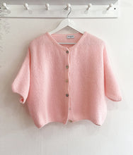 Load image into Gallery viewer, Carys Mohair Short Sleeve Cardigan - Baby Pink