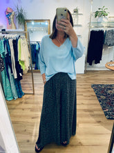 Load image into Gallery viewer, Erin Fine Knit V Neck Jumper - Sky Blue