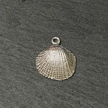 Load image into Gallery viewer, Cockle Shell Drop Earrings - Sterling Silver