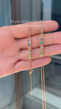 Load image into Gallery viewer, Iris Multi-coloured Crystal Drawstring Bracelet - Gold