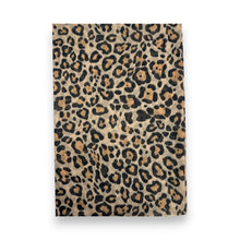 Load image into Gallery viewer, Leopard Print Cotton Blend Scarf - Tan &amp; Black