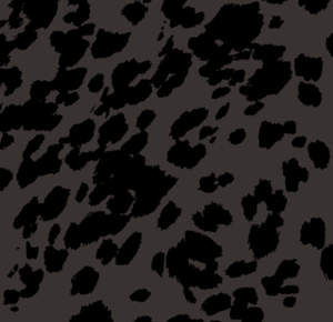 ICHI Frigg Leopard Puffer Jacket - Chocolate Torte