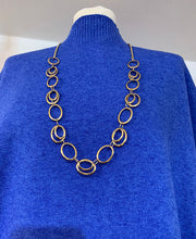 Load image into Gallery viewer, Geo Geometric Long Necklace - Silver Rhodium Plated