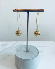 Load image into Gallery viewer, Gold Plated Ball Hook Earrings