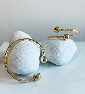 Gold Plated Torque Bangle