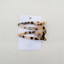 Load image into Gallery viewer, Tortoiseshell Effect Cat Hair Clips