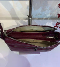 Load image into Gallery viewer, Iris Leather Handbag - Burgundy