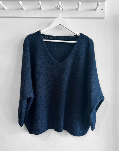 Jessie Mohair Jumper - Navy