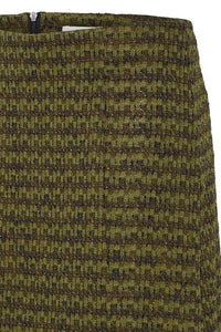 ICHI Kate Mosley Stripe Jacquard Short Skirt - Mayfly