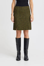 Load image into Gallery viewer, ICHI Kate Mosley Stripe Jacquard Short Skirt - Mayfly