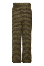 Load image into Gallery viewer, ICHI Kate Mosley Stripe Jacquard Trousers - Mayfly