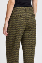 Load image into Gallery viewer, ICHI Kate Mosley Stripe Jacquard Trousers - Mayfly