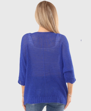 Load image into Gallery viewer, Rachelle Open Stitch Jumper - Royal Blue