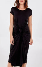 Load image into Gallery viewer, Hayley Cap Sleeve Parachute Dress - Black