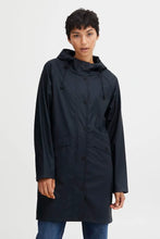 Load image into Gallery viewer, ICHI Tazi Raincoat - Total Eclipse