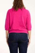 Load image into Gallery viewer, Betty Three Quarter Sleeve Jumper - Fuchsia