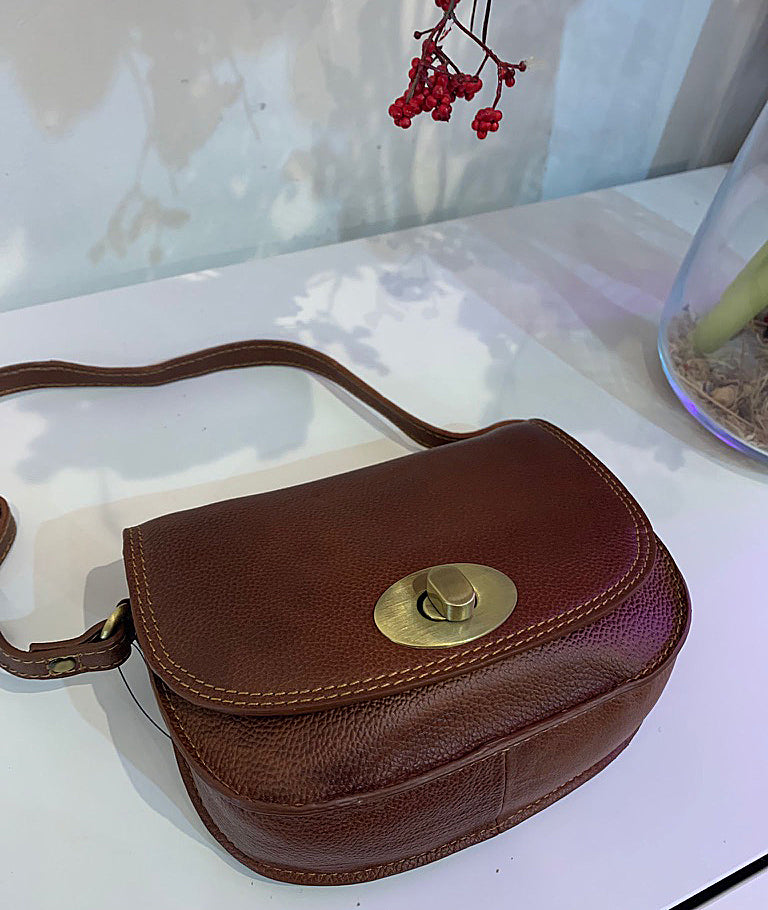 Ashwood Leather Vintage Crossbody Bag - Tan