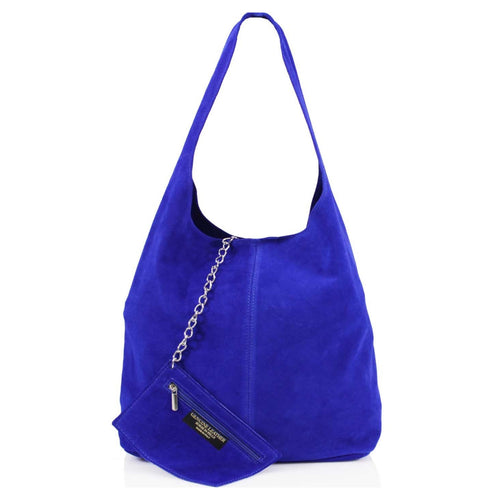 Celine Suede Slouch Bag - Royal Blue