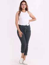 Load image into Gallery viewer, Carmen Magic Plain Trousers - Charcoal