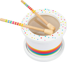 Load image into Gallery viewer, Wooden Rainbow Drum