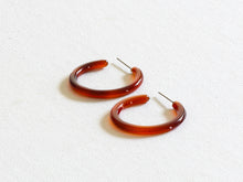 Load image into Gallery viewer, Ava Resin Tiny Hoop Earrings