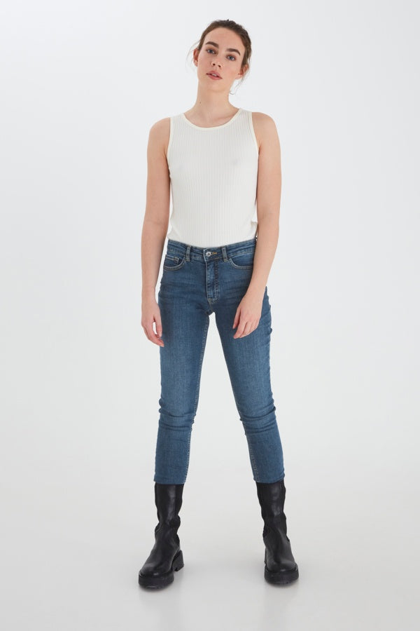 Twiggy Lulu Skinny Jeans - Mid Blue