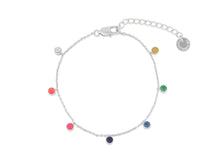 Load image into Gallery viewer, Phoebe Rainbow Stones Bracelet