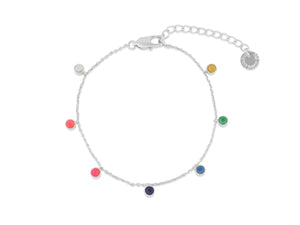 Phoebe Rainbow Stones Bracelet
