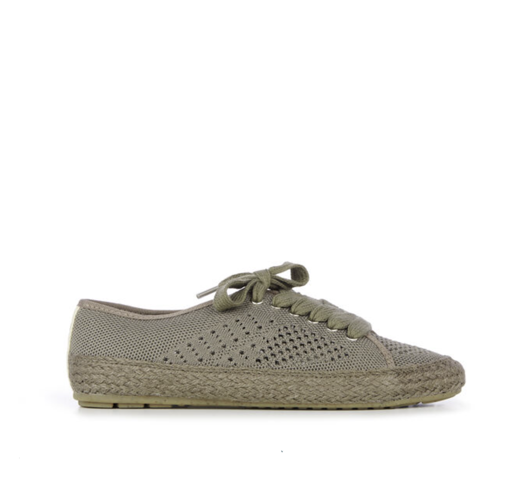 EMU Australia Agonis Mac Cotton Espadrille Trainer - Smoke