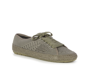 EMU Australia Agonis Mac Cotton Espadrille Trainer - Smoke