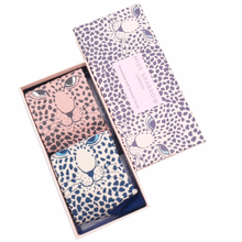 Load image into Gallery viewer, Miss Sparrow Leopard Bamboo Socks Box