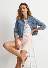 Load image into Gallery viewer, Red Button Bebe Cotton Shorts - Blush