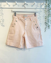 Load image into Gallery viewer, Red Button Bebe Cotton Shorts - Blush