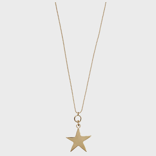 Eternal Star Long Necklace - Gold