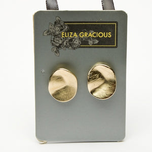 Round Stud Earrings